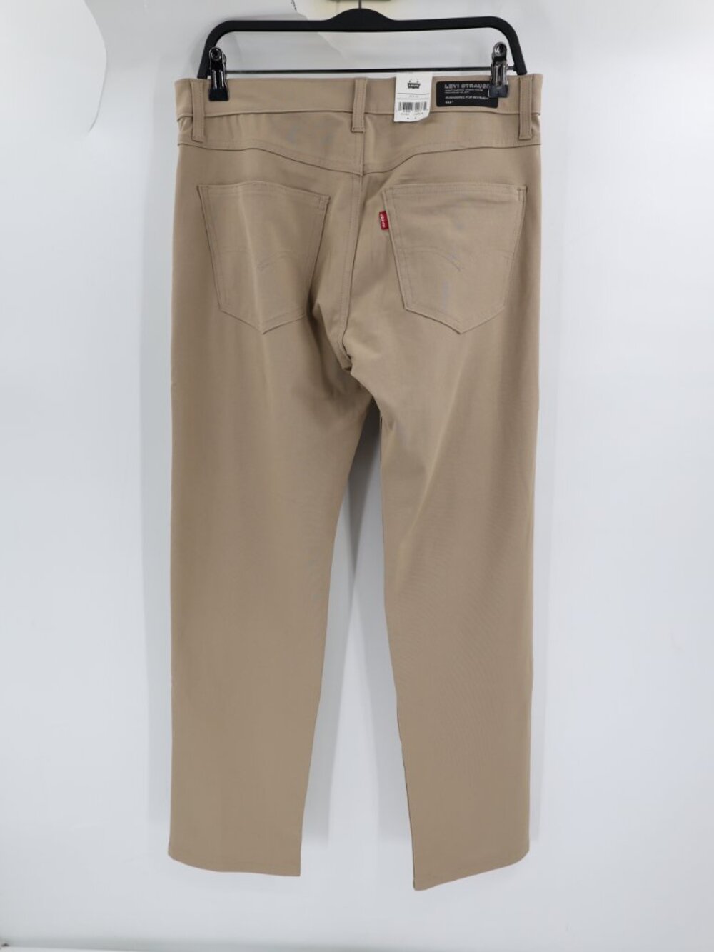 NWT Levi's 511 Slim Tech Pants mens 32 L29.5 tan Stretch Tapered chino golf work - Picture 3 of 13